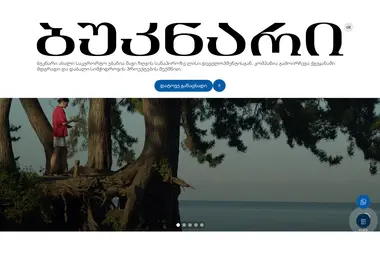 Screenshot of buknari.ge