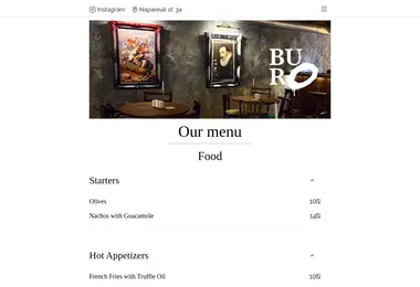 Screenshot of buro.ge