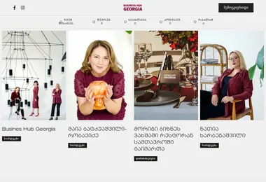 Screenshot of businesshubgeorgia.ge
