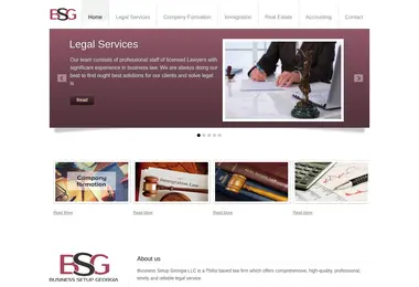 Screenshot of businesssetup.ge