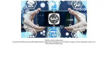 Screenshot of businesssolutions.ge
