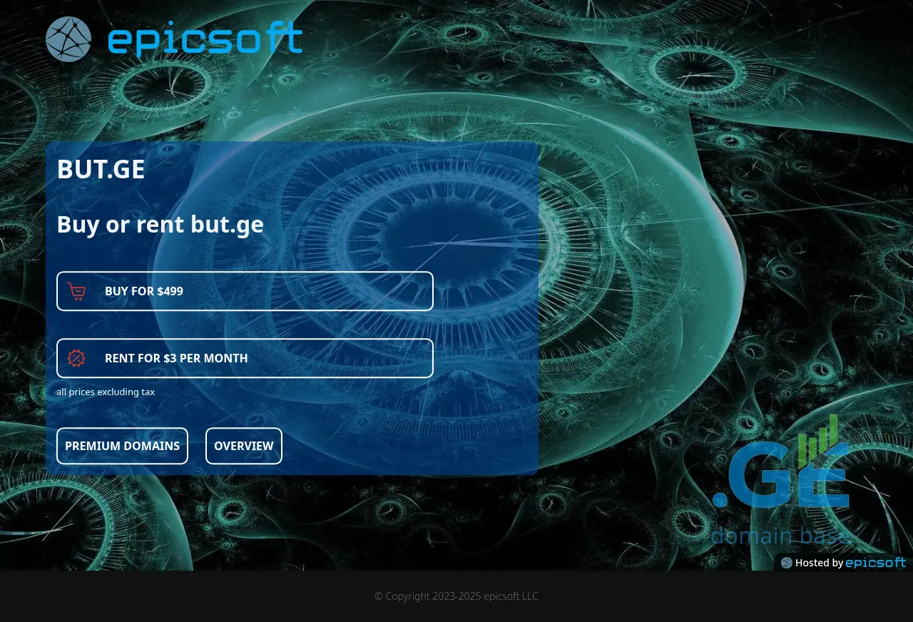 Screenshot of the site but.ge