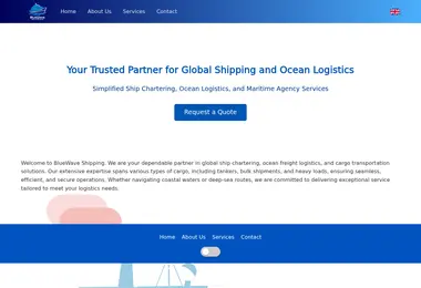 Screenshot of bwshipping.ge
