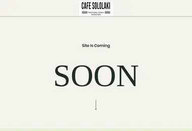 Screenshot of cafe-sololaki.ge