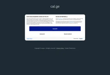 Screenshot of cal.ge
