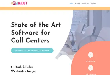 Screenshot of callsoft.ge