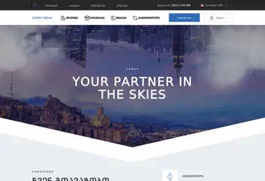 Screenshot of camex.ge