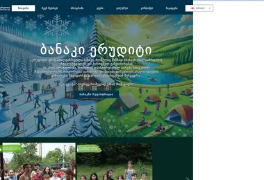 Screenshot of camp.edu.ge