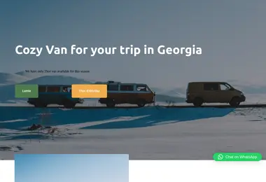 Screenshot of campervan.ge