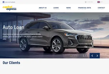 Screenshot of capitalexpress.ge