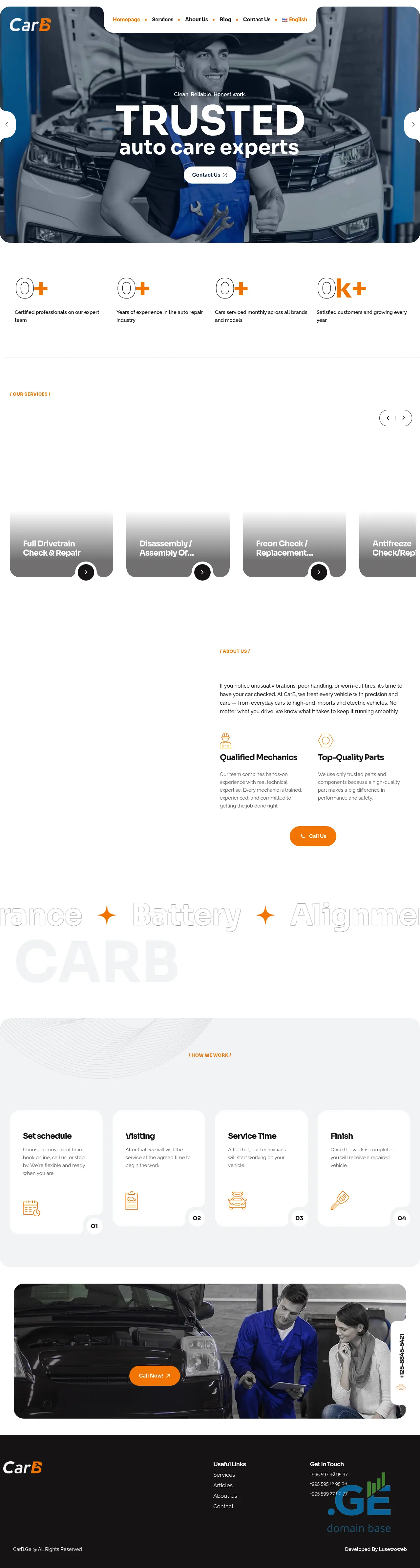 Screenshot of the site carb.ge