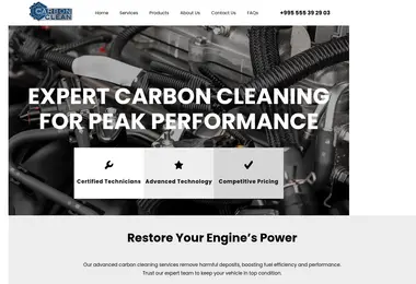 Screenshot of carbon-clean.ge