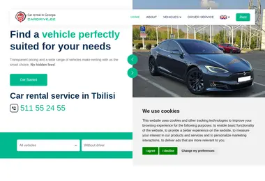 Screenshot of cardrive.ge