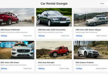Screenshot of carshare.ge