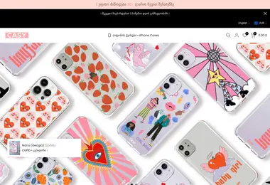 Screenshot of casy.ge