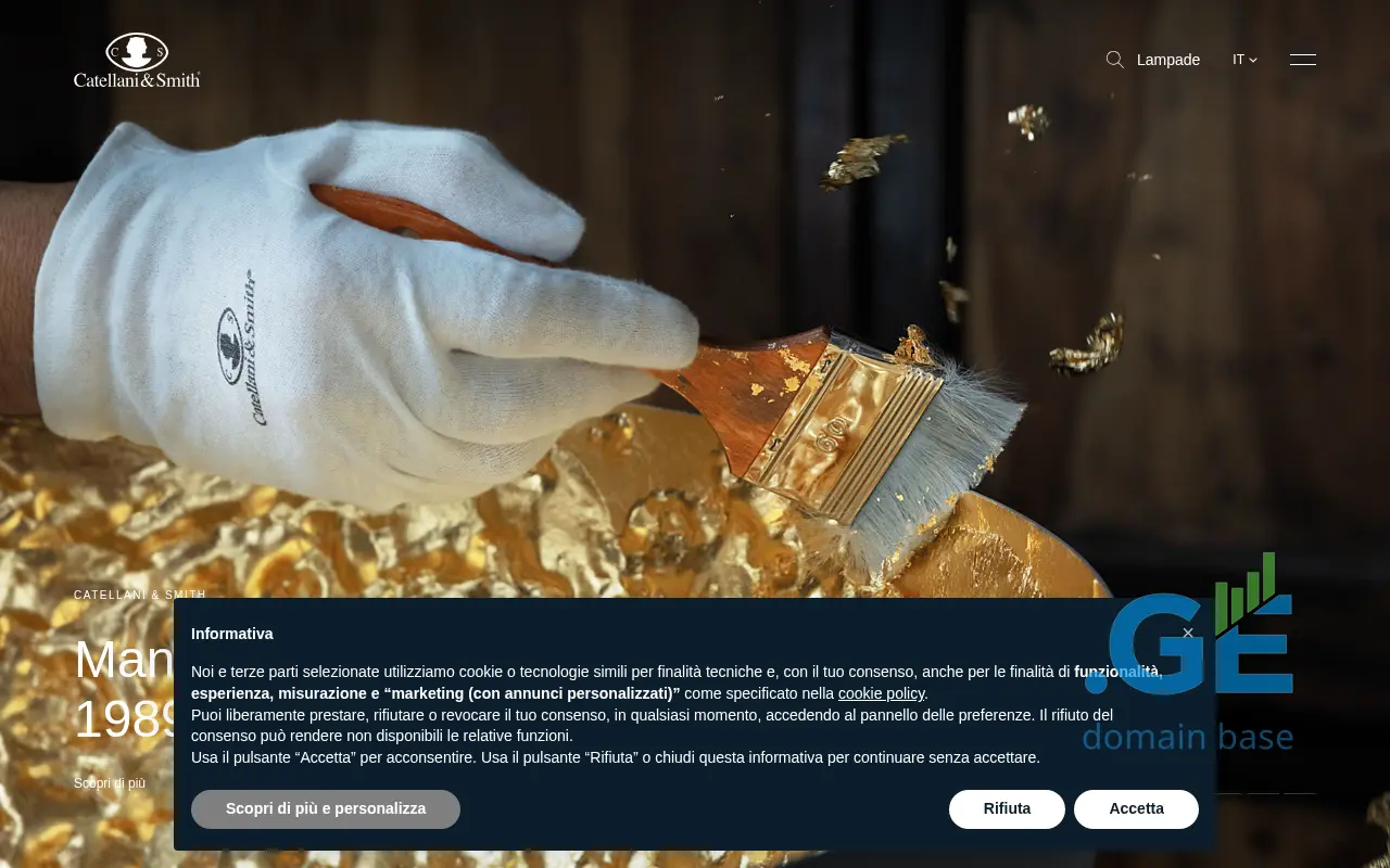 Screenshot of the site catellanismith.ge