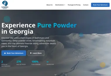 Screenshot of catski.ge