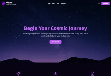 Screenshot of caze.ge