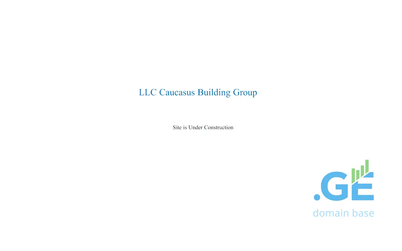 Screenshot of the site cbgroup.ge