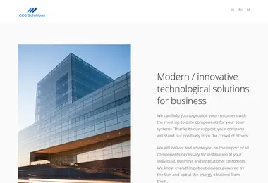 Screenshot of ccg-solutions.ge