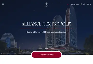 Screenshot of centropolis.ge