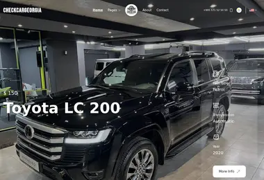 Screenshot of checkcargeorgia.ge