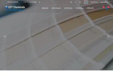 Screenshot of chemicalscoating.ge