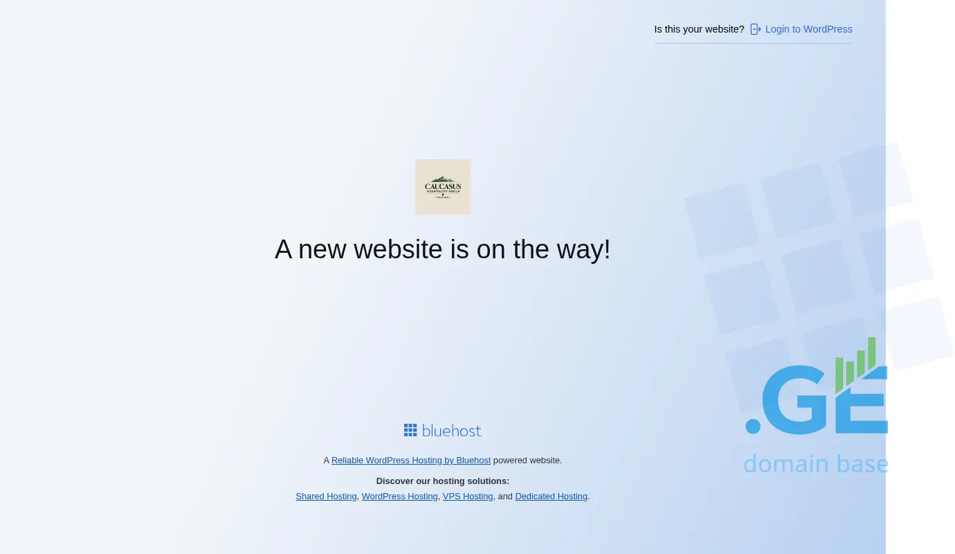 Screenshot of the site chg.ge