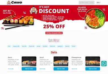 Screenshot of chiho.ge