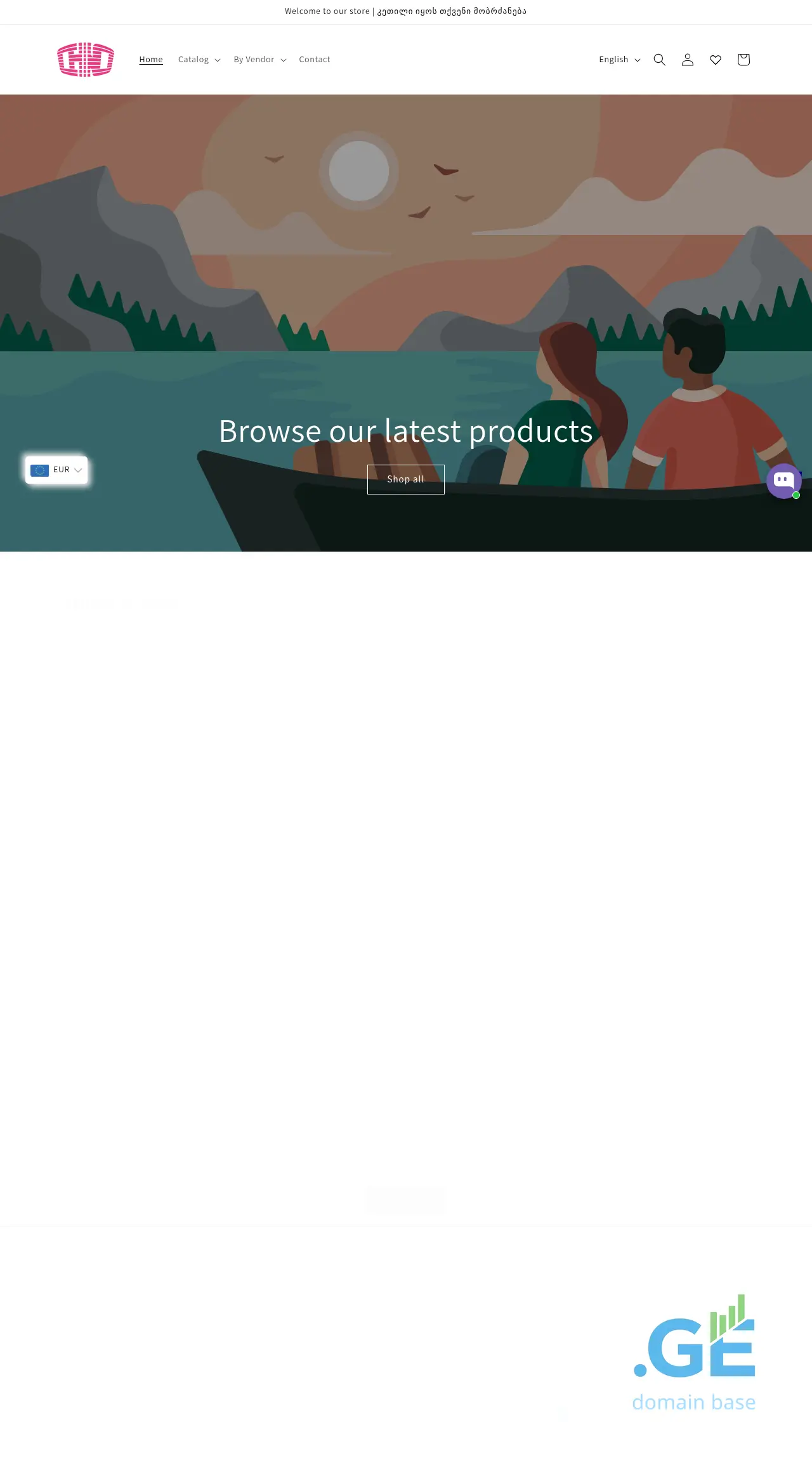 Screenshot of the site chino.ge