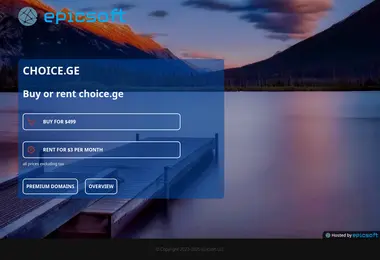 Screenshot of choice.ge
