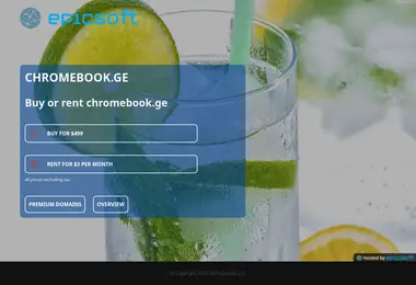 Screenshot of chromebook.ge