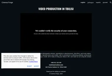 Screenshot of cinefor.ge