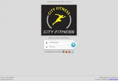 Screenshot of cityfitness.ge
