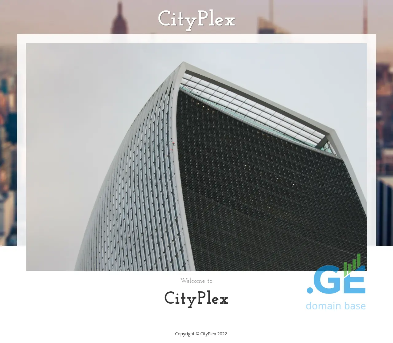 Screenshot of the site cityplex.ge
