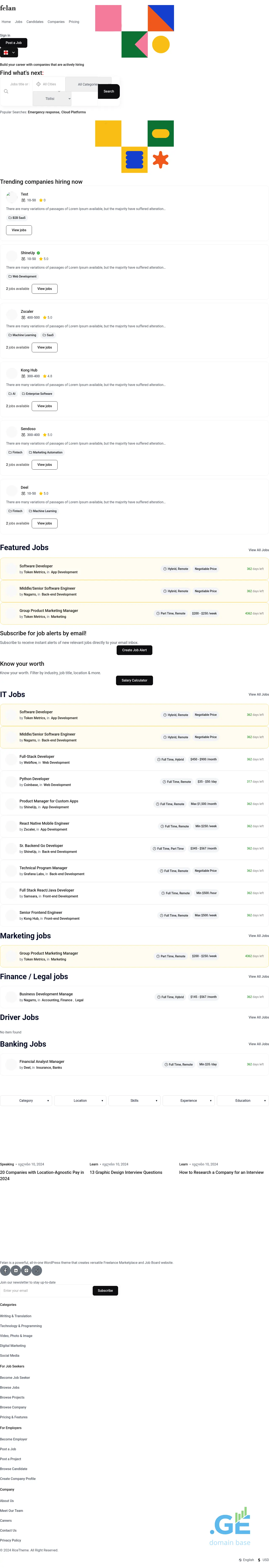 Screenshot of the site civi.ge