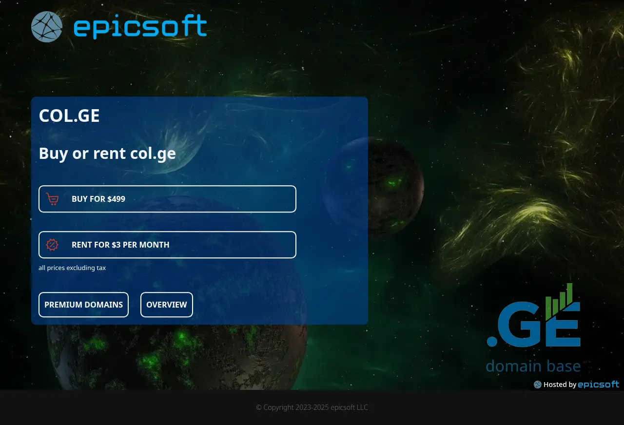 Screenshot of the site classic.col.ge