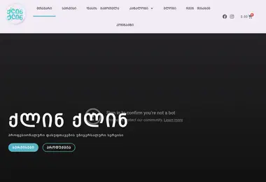 Screenshot of cleanclean.ge