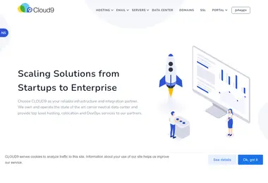 Screenshot of cloud9.ge