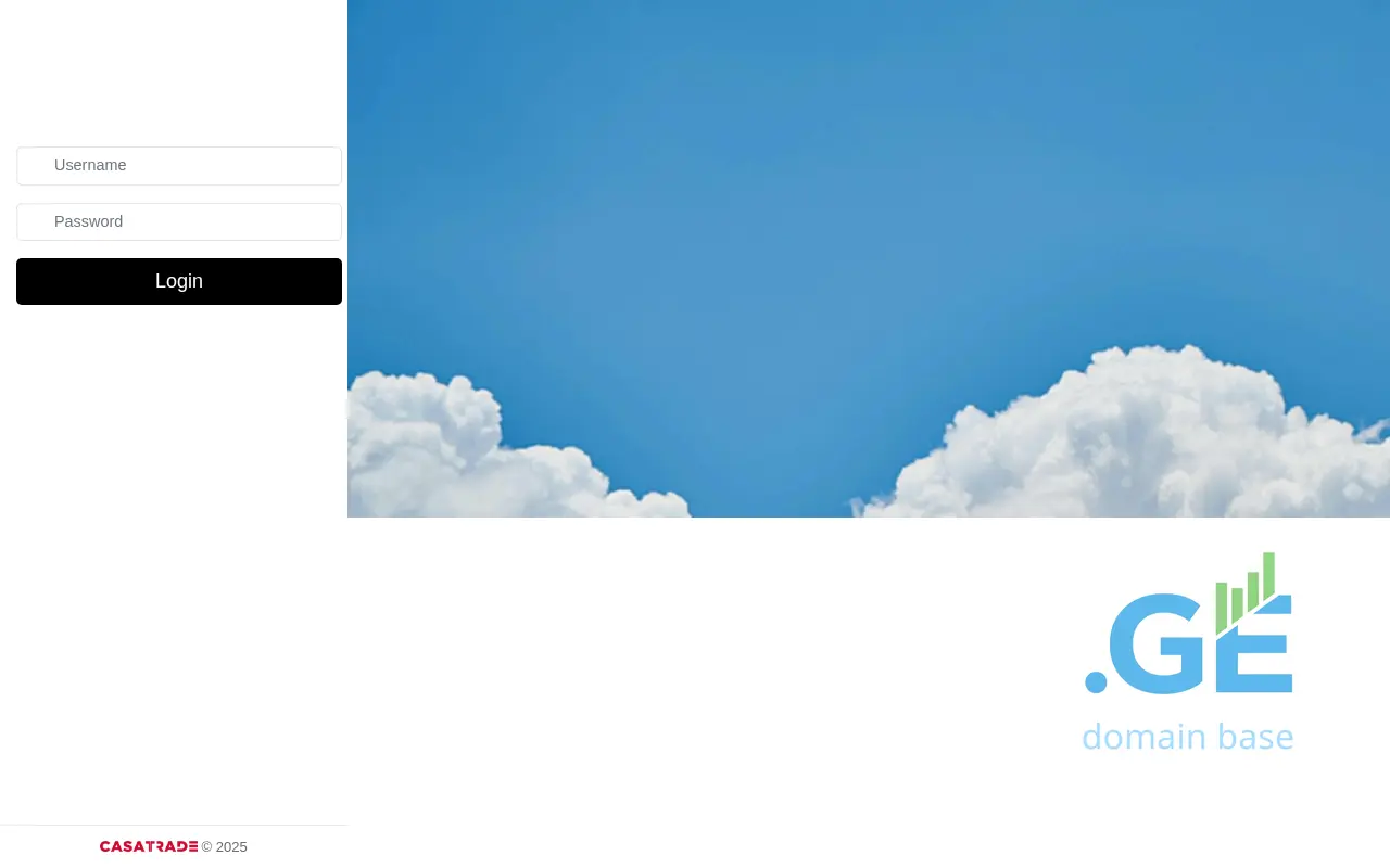 Screenshot of the site cloudcasa.ge