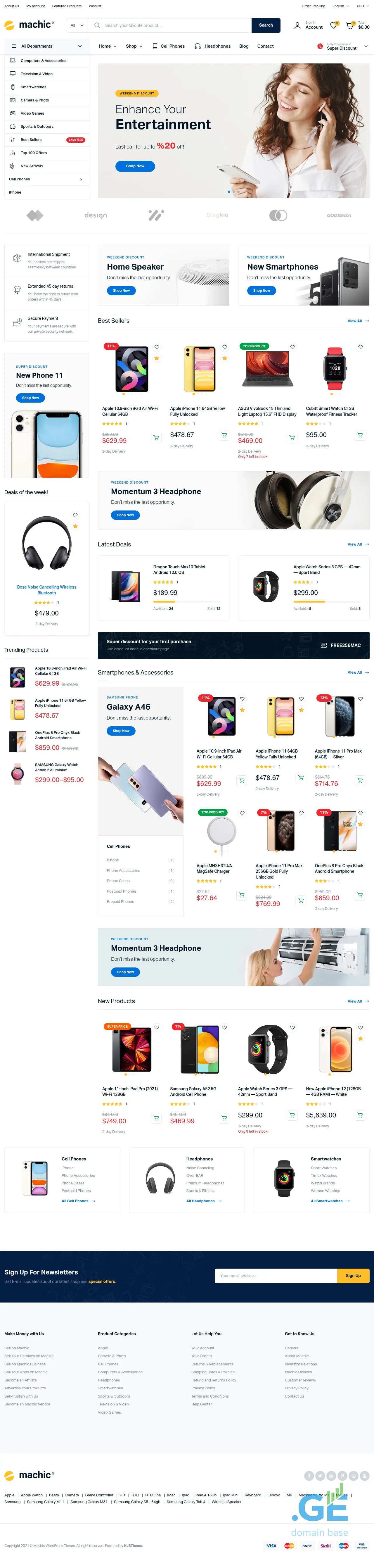 Screenshot of the site cloudmart.ge