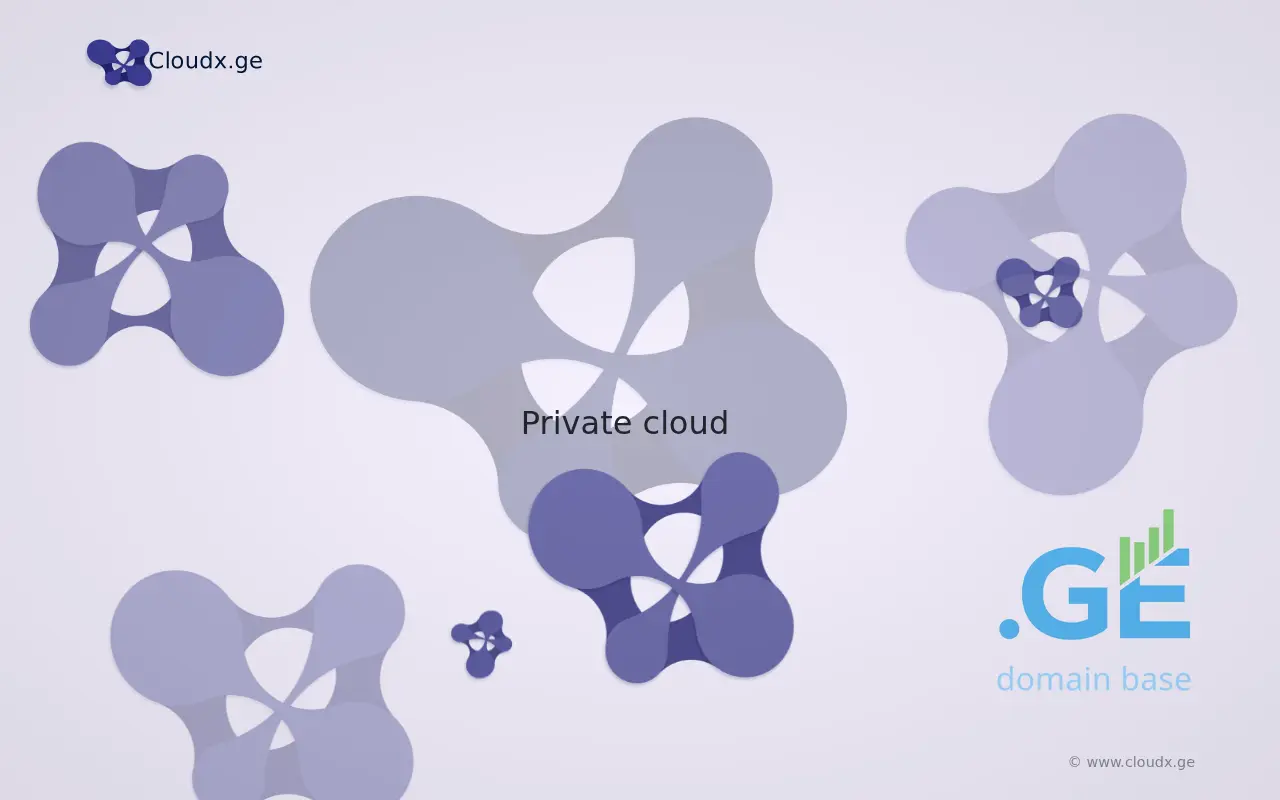 Screenshot of the site cloudx.ge
