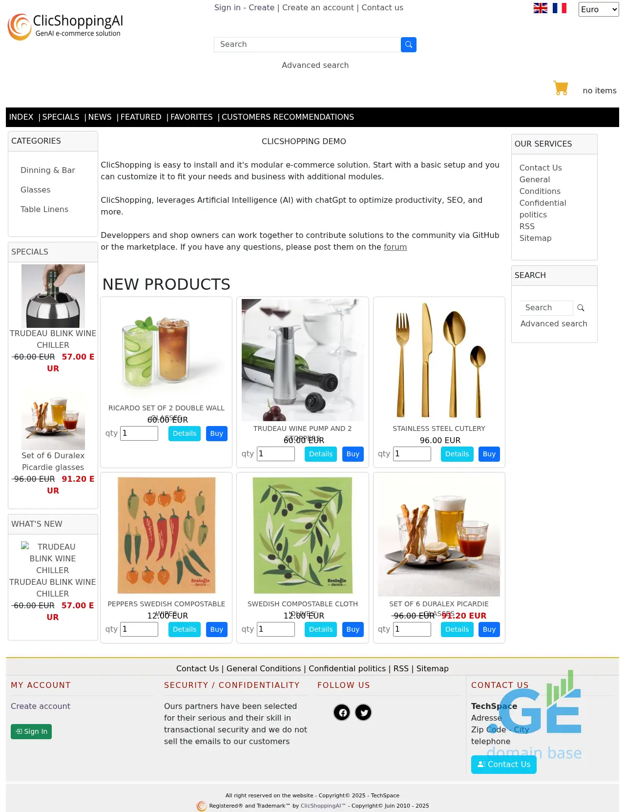 Screenshot of the site cnn.ge