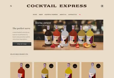 Screenshot of cocktailexpress.ge
