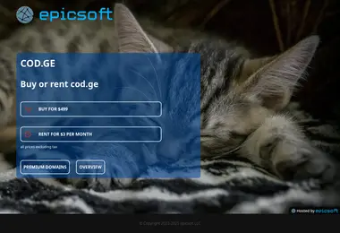 Screenshot of cod.ge