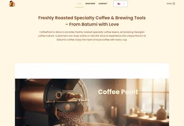Screenshot of coffeepoint.ge