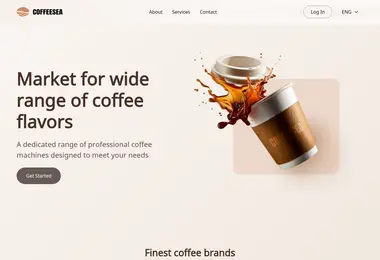 Screenshot of coffeesea.ge