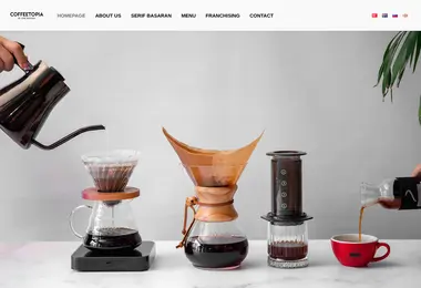 Screenshot of coffeetopia.ge