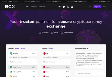 Screenshot of coinex.ge