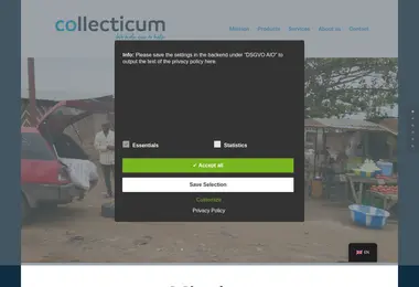 Screenshot of collecticum.ge
